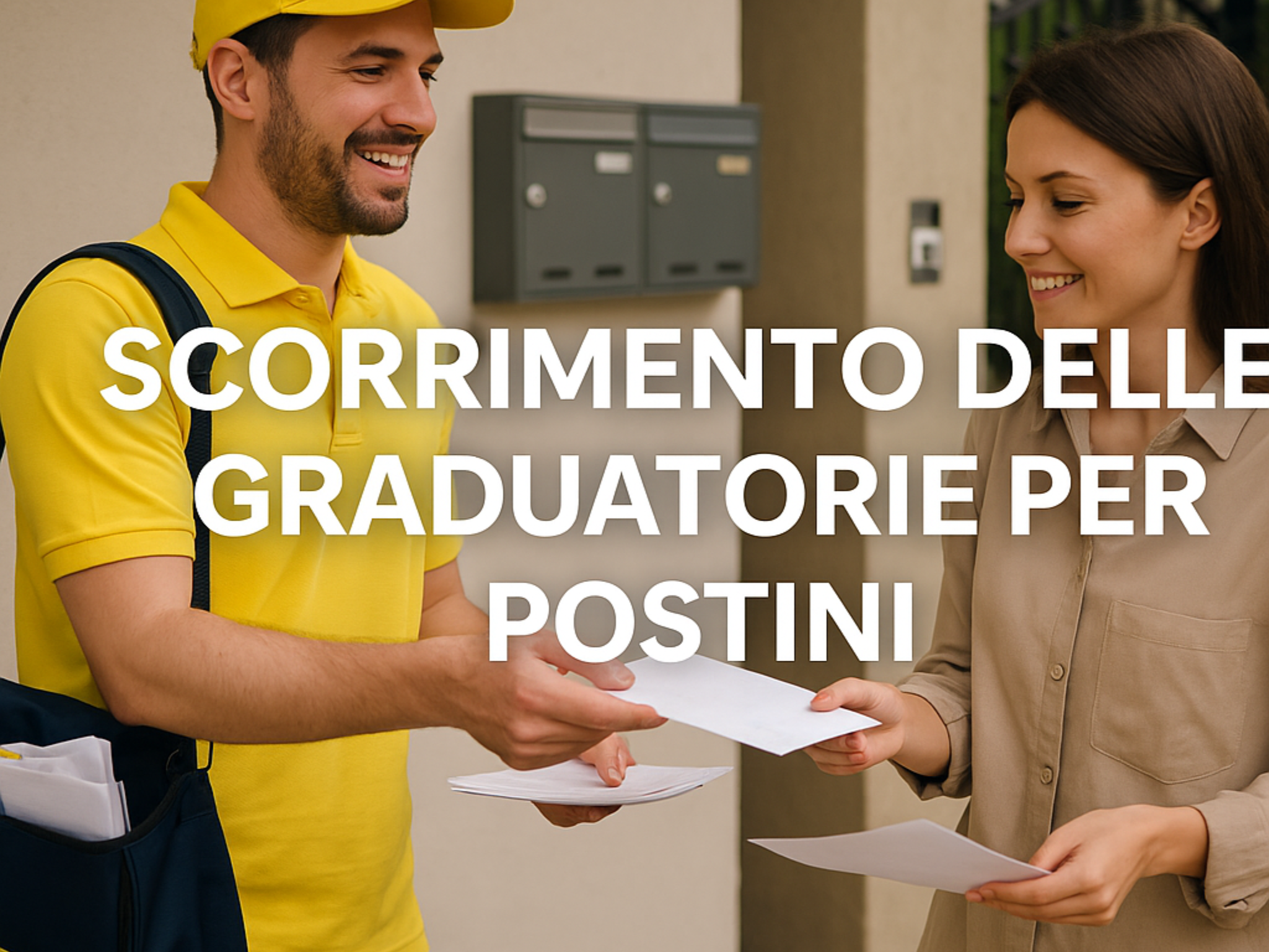 Poste Italiane Assunzioni ex CTD - Scorrimento Graduatorie per Postini