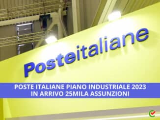 Poste Italiane Piano Industriale 2023 - In arrivo 25Mila assunzioni 