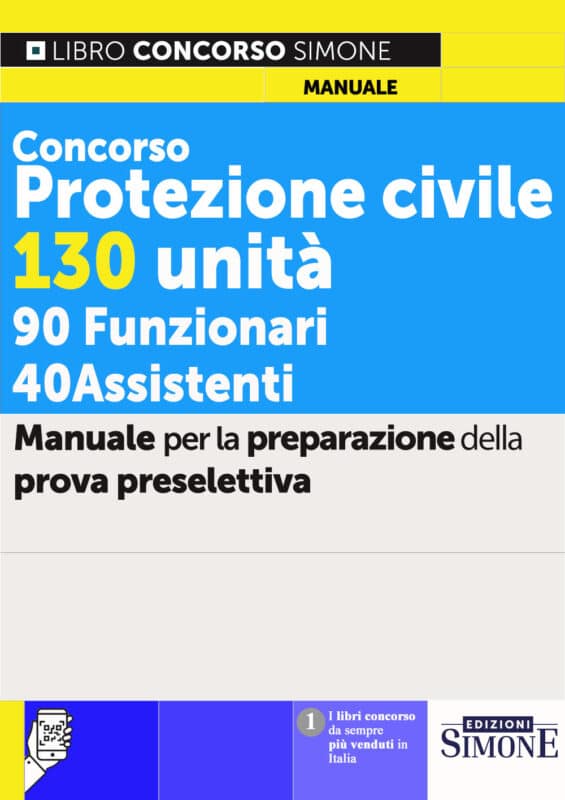Manuale Concorso Ripam Protezione Civile Presidenza del Consiglio dei Ministri 2026 – 130 posti per Funzionari ed Assistenti