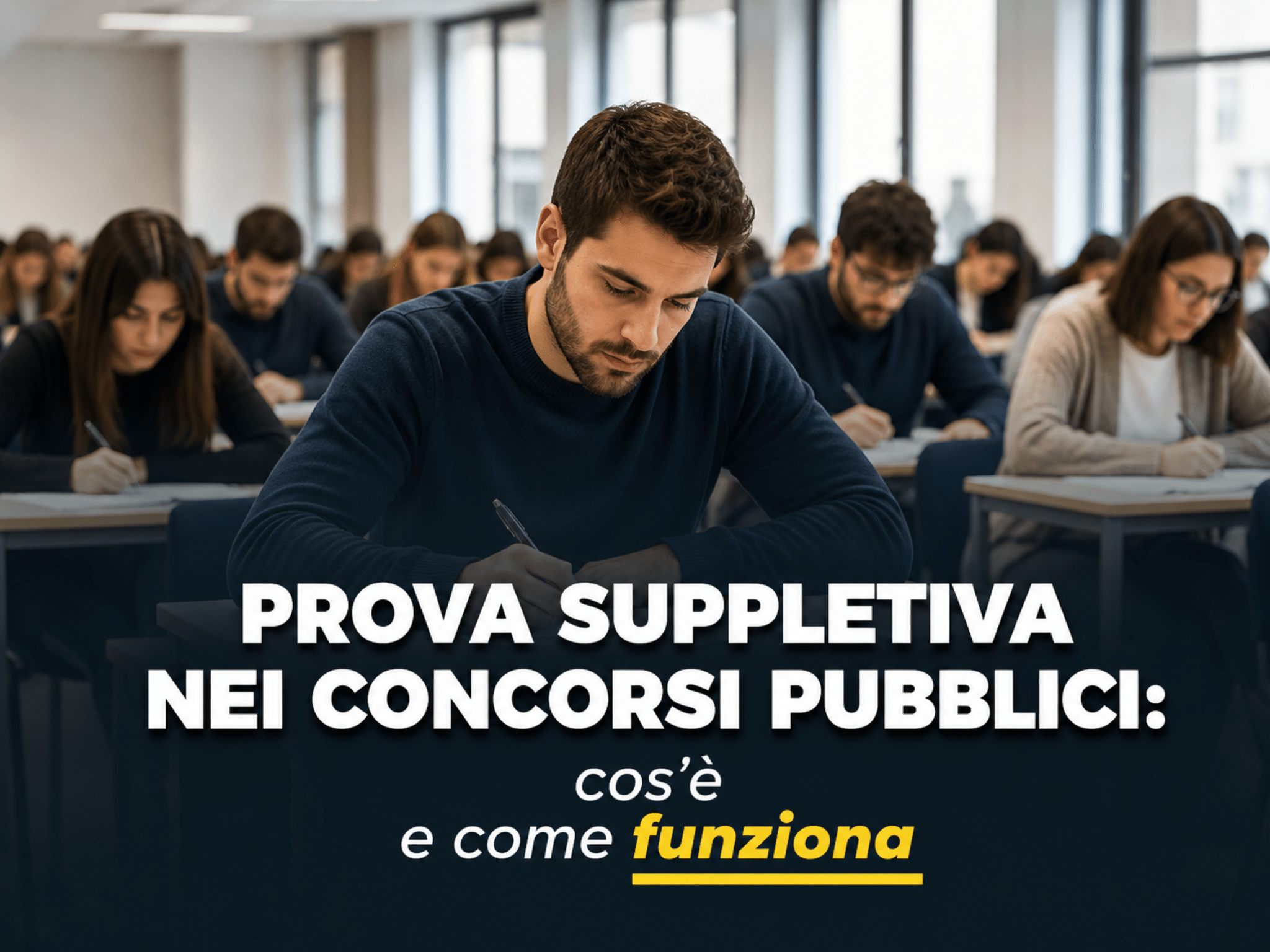 Prova suppletiva nei concorsi pubblici - guida completa Concorsando