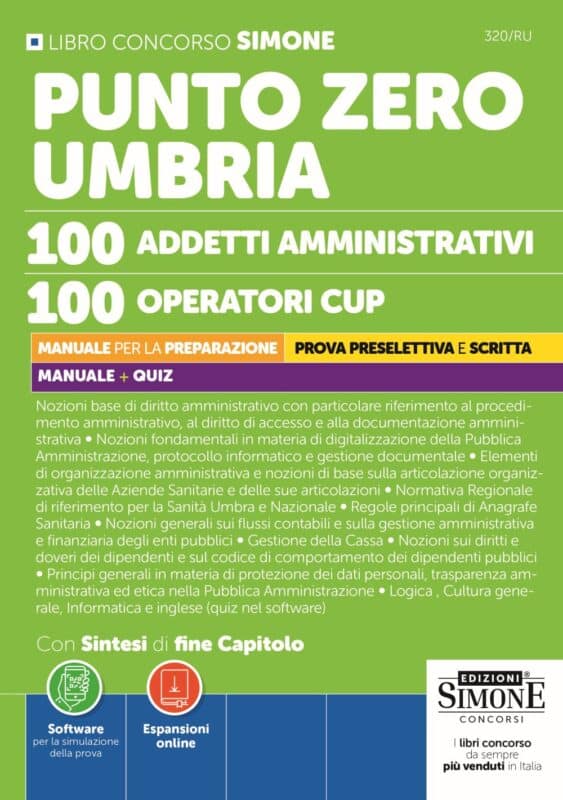 Manuale Concorso PuntoZero Addetti Amministrativi e Operatori Cup – Per la preparazione