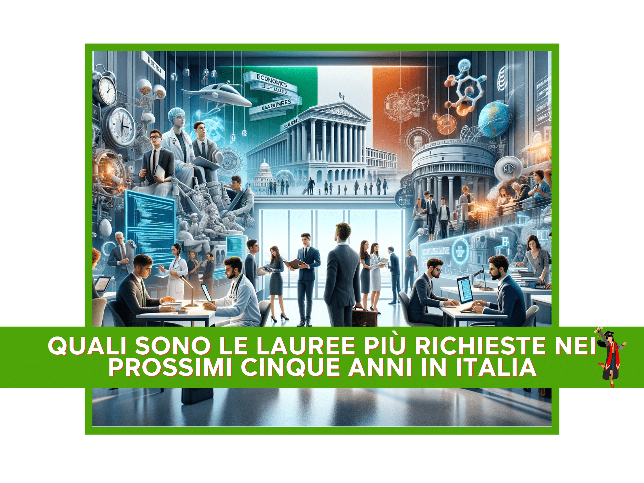 Quali sono le lauree più richieste nei prossimi cinque anni in Italia?