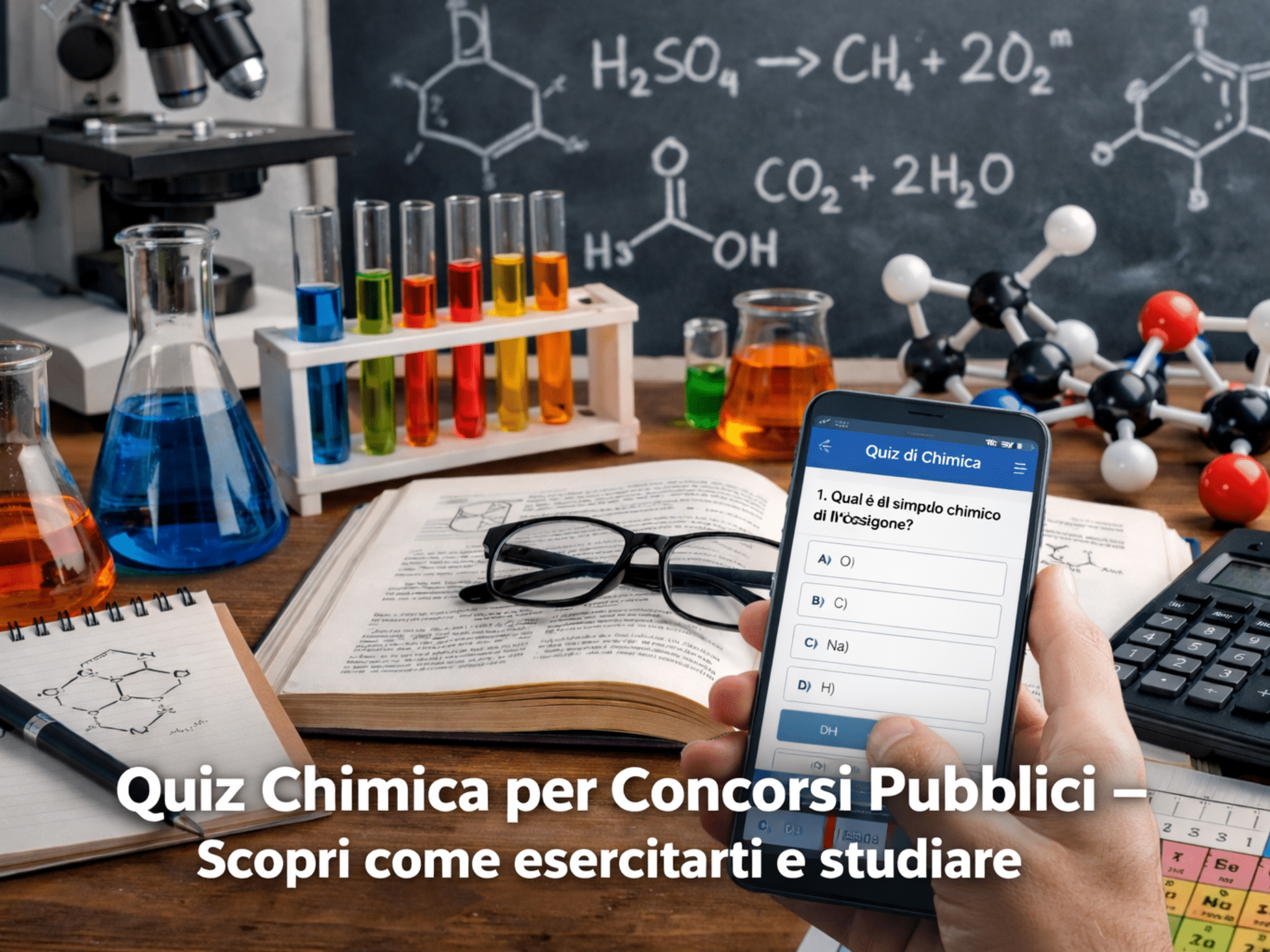 Quiz Chimica per Concorsi Pubblici - Scopri come esercitarti e studiare