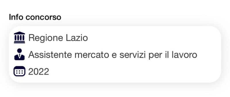 Quiz Concorso Centri per l'Impiego Regione Lazio 2022 – Assistente mercato e servizi per il lavoro