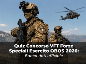 Quiz Concorso VFT Forze Speciali Esercito OBOS