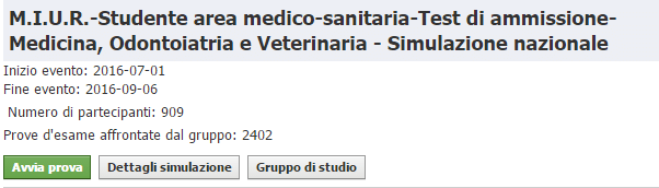 Quiz Gratuiti Test di ammissione Area Medico Sanitaria - Simulazione nazionale Quiz Gratuiti Test di ammissione Area Medico Sanitaria - Simulazione nazionale