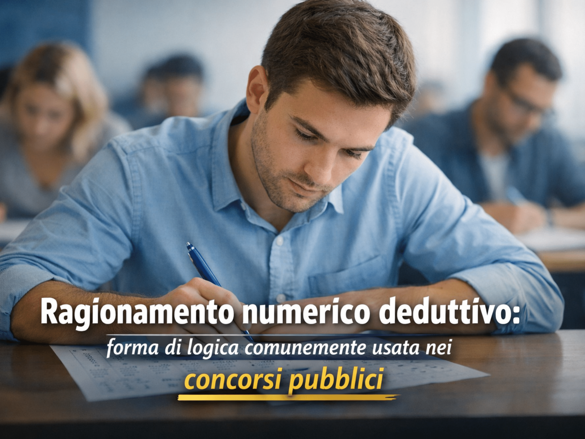 Ragionamento numerico deduttivo - forma di logica nei concorsi pubblici