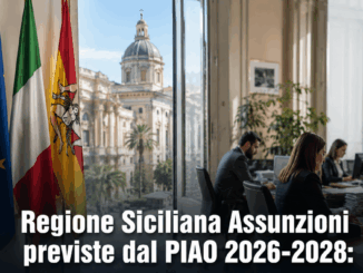 Regione Siciliana Assunzioni previste dal PIAO