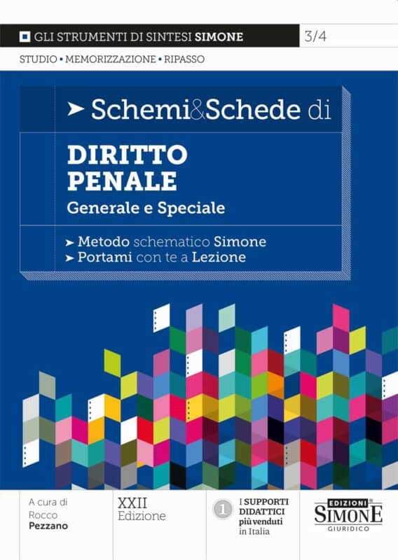 Schemi & Schede di Diritto Penale – Generale e Speciale
