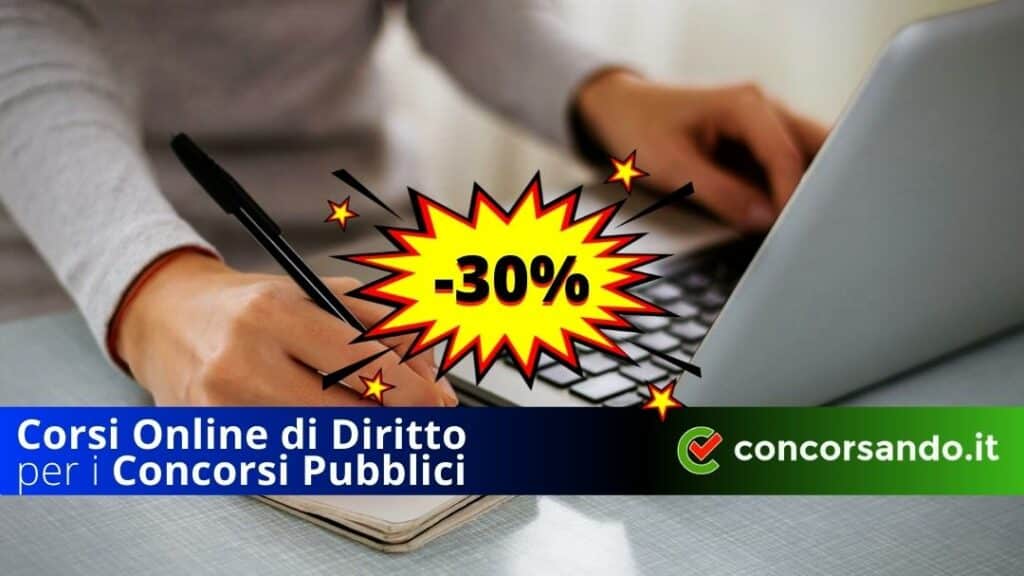 Sconto Corsi Online di Diritto