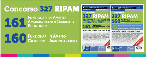 Manuali Concorso Funzionari RIPAM Ministeri 2025-2026