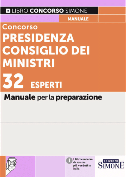 Manuale Concorso Presidenza del Consiglio dei Ministri – Specialisti