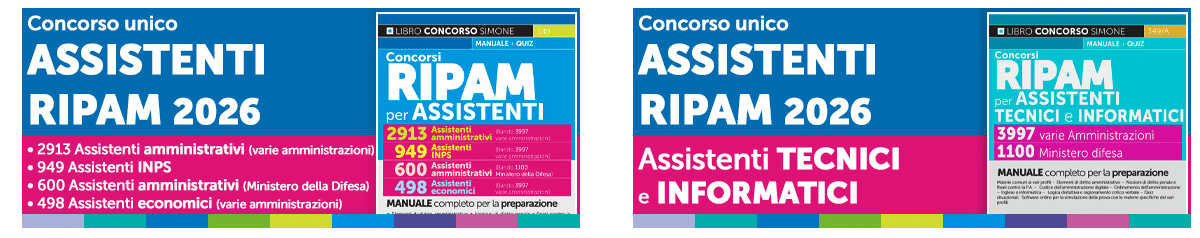 Manuali per il Concorso RIPAM Assistenti Diplomati 2026