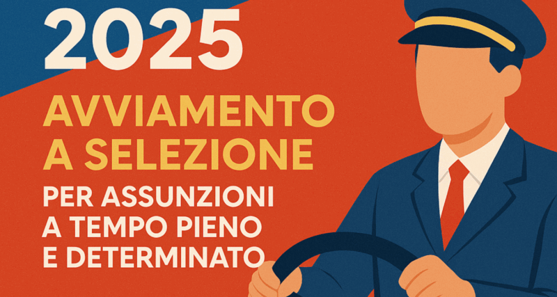 Selezione Autisti Comune di Napoli 2025 Avviamento per assunzioni a tempo pieno e determinato (1500 x 800 px)