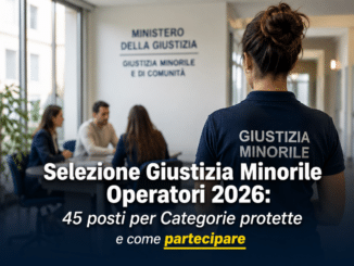 Selezione Giustizia Minorile Operatori 2026