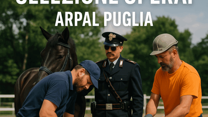 Selezione Operai Arpal Puglia 2025