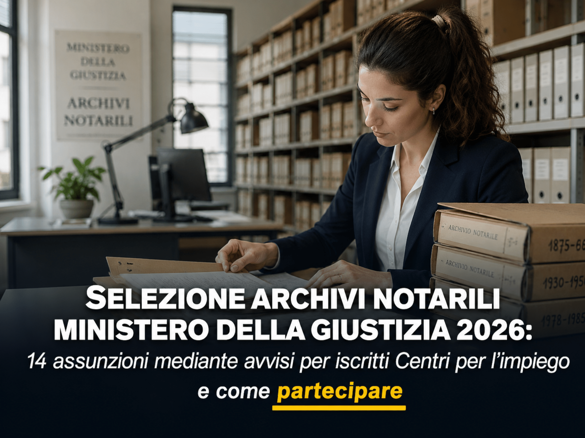 Selezione Operatori per Archivi Notarili Ministero Giustizia