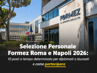 Selezione Personale Formez Roma e Napoli 2026