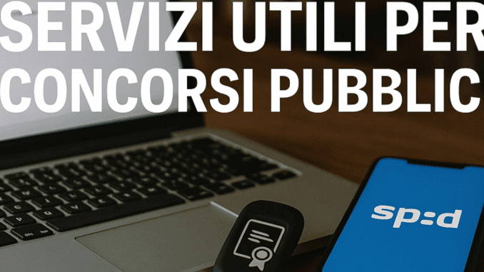 Servizi utili per Concorsi Pubblici