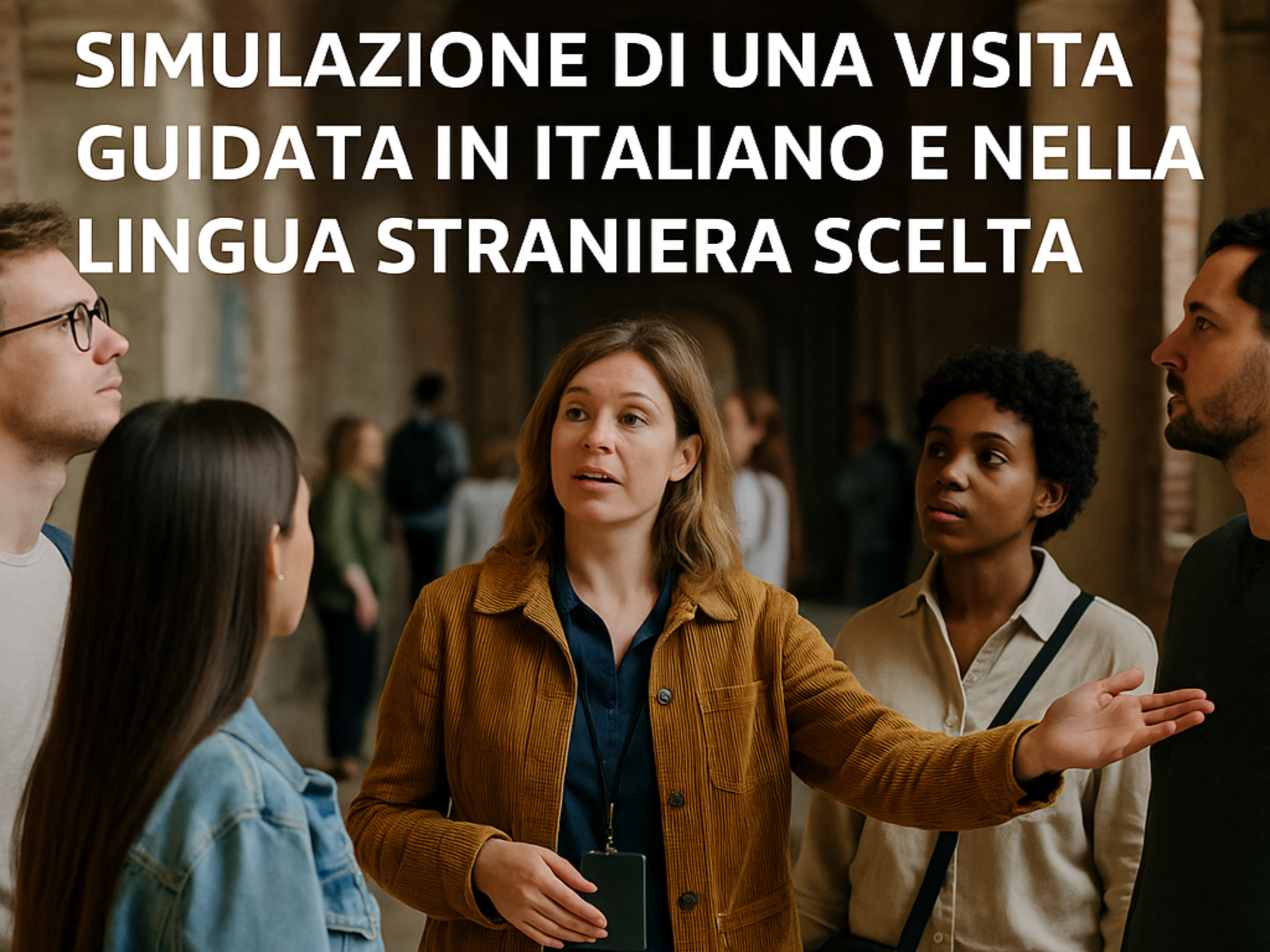Simulazione di una visita guidata per l'esame di abilitazione Guide Turistiche 2025