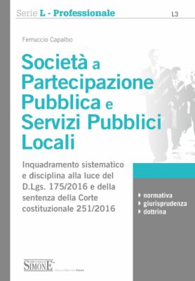 Manuale Società a Partecipazione Pubblica e Servizi Pubblici Locali