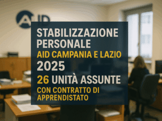 Stabilizzazione Assistenti AID Campania e Lazio