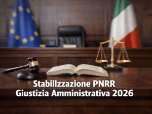 Stabilizzazione PNRR Giustizia Amministrativa 2026 Bando per 80 Funzionari e 10 Assistenti Informatici