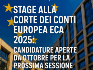 Stage Corte dei Conti Europea ECA 2025 - Ad Ottobre aprono le domande per la nuova sessione