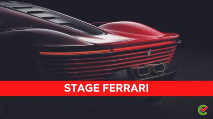 Stage Ferrari 2023 - Tirocini retribuiti per laureati