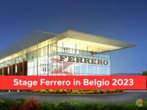 Stage Ferrero in Belgio 2023