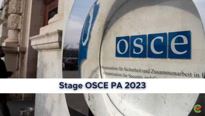 Stage OSCE PA 2023 - Tirocini retribuiti all' estero - Per laureati