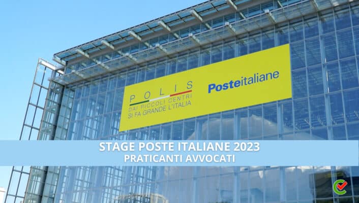 Stage Poste Italiane 2023 – Per praticanti avvocati