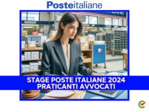 Stage Poste Italiane Praticanti Avvocati 2024 – Per laureati (1)