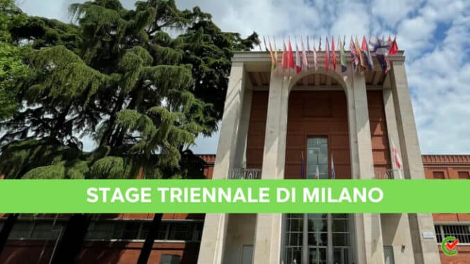 Stage Triennale Milano 2023 - Per laureati