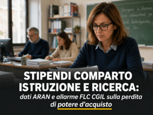 Stipendi comparto Istruzione e Ricerca - dati ARAN