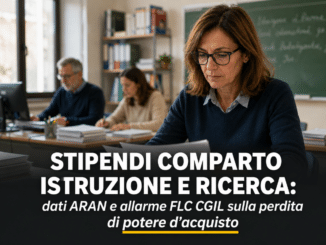 Stipendi comparto Istruzione e Ricerca - dati ARAN