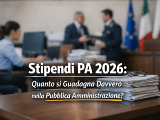 Stipendi nella pa italiana 2026
