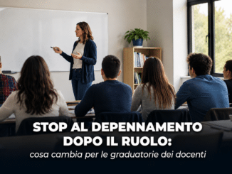 Stop al depennamento dopo il ruolo graduatorie docenti