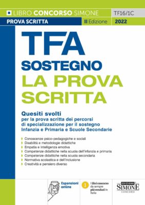 Manuale TFA Insegnante di sostegno – La prova scritta