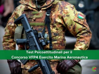 Test Psicoattitudinali per il Concorso VFP4