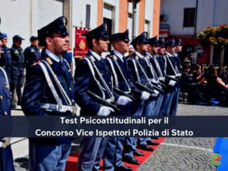 Test Psicoattitudinali per il Concorso Vice Ispettori Polizia di Stato