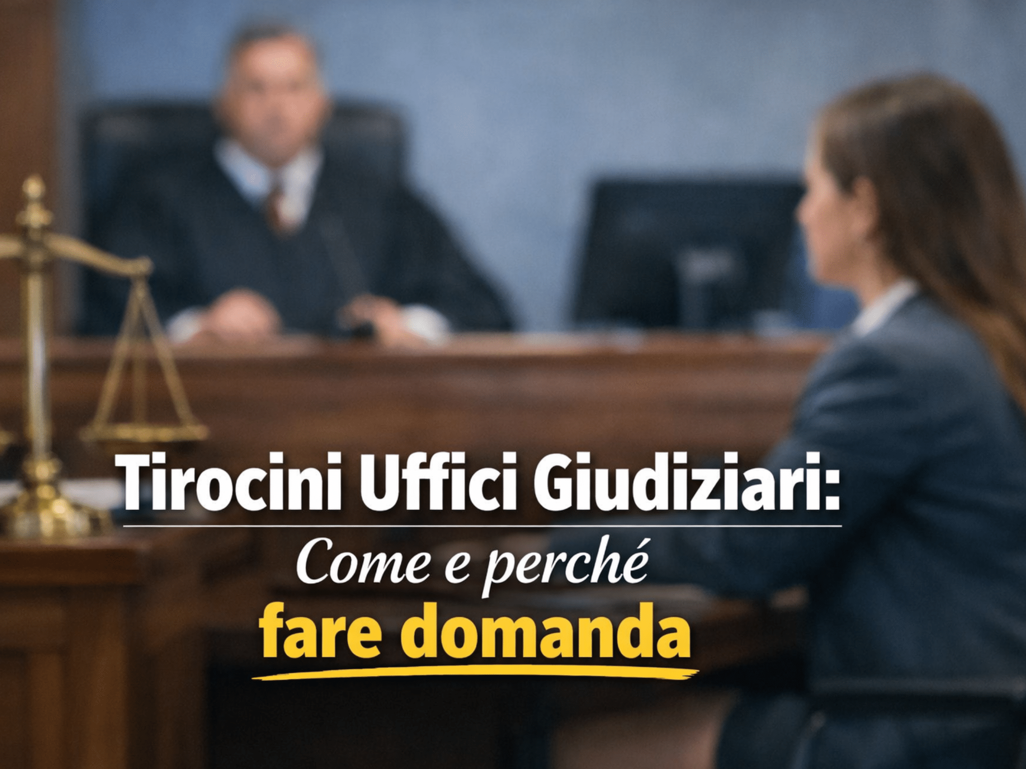 Tirocini Uffici Giudiziari – Come e perché fare domanda