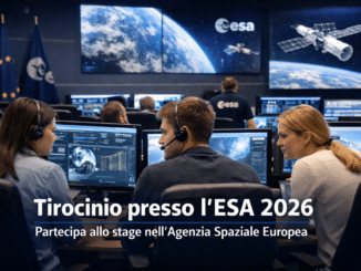 Tirocinio presso l'ESA 2026 - Partecipa allo stage