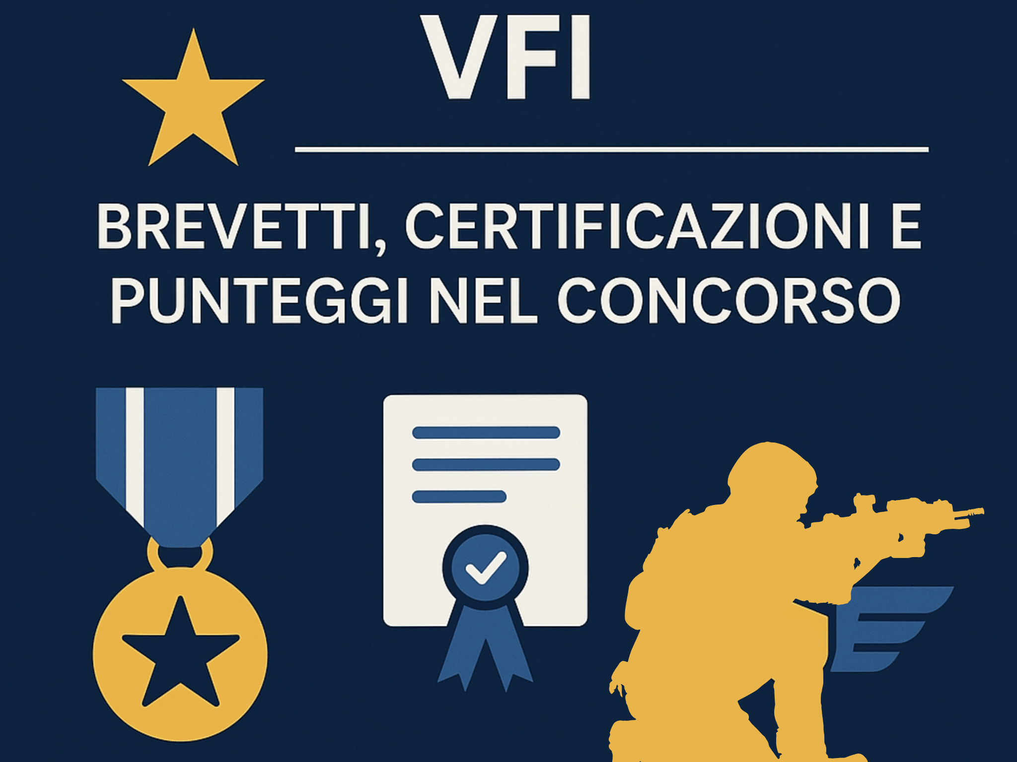 Titoli di Merito VFI: Brevetti, Certificazioni e Punteggi nel Concorso - Guida completa Esercito, Marina e Aeronautica
