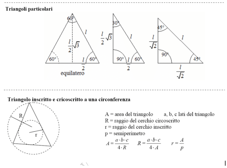 Triangoli formulario