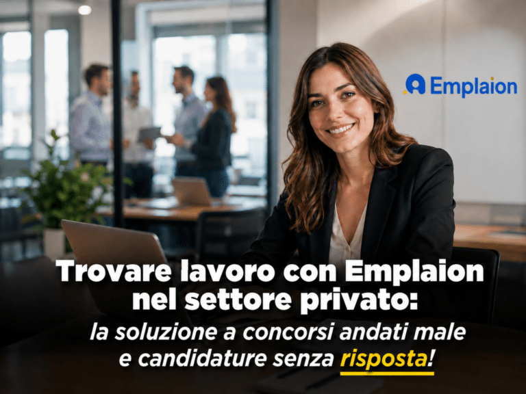 Trovare lavoro con Emplaion nel settore privato