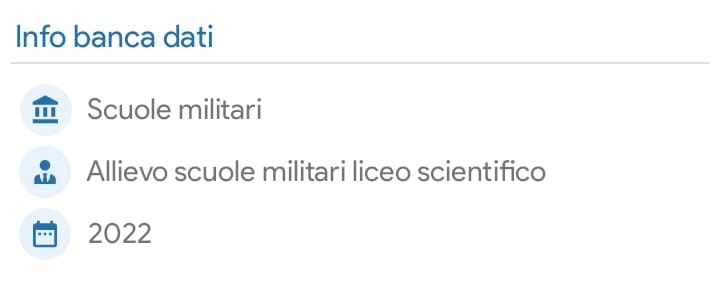 banca dati ufficiale del Concorso Allievi Scuole Militari 2022- liceo scientifico