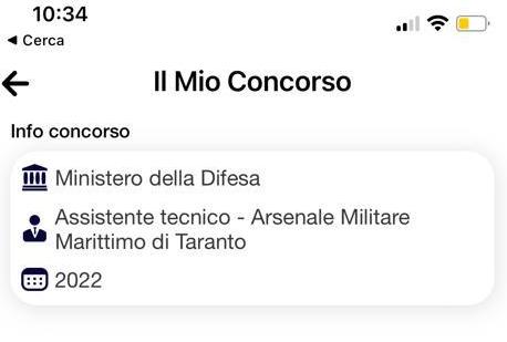 Banca dati prova preselettiva Concorso Ministero Difesa Assistente Tecnico Taranto 2022
