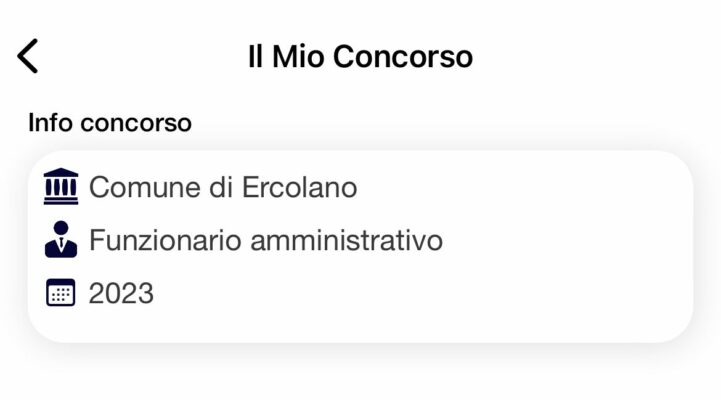Banca dati Comune di Ercolano - Funzionario Amministrativo