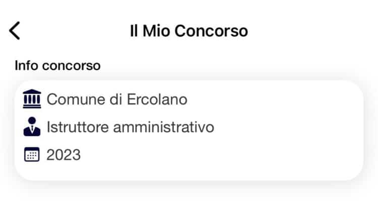 Banca dati Comune di Ercolano - Istruttore Amministrativo